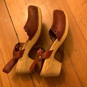 Dansko Mary Jane Clogs.